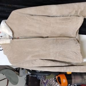Craft and burrows fur lined suede jackets